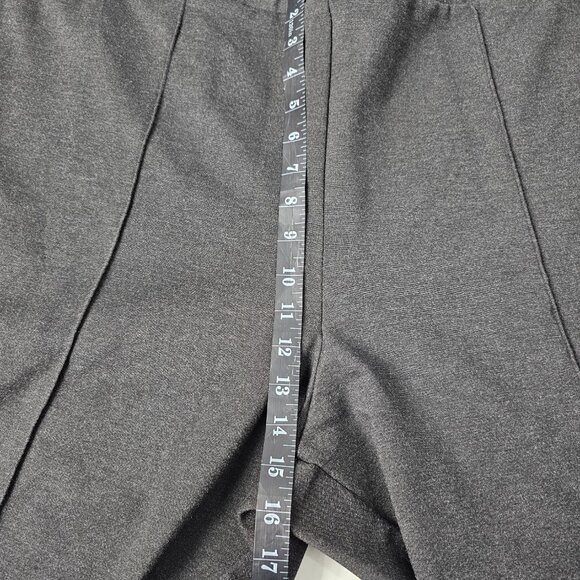 Universal Standard Women's Dark Grey Ankle Zip Pintuck Pants Size 34-36 NWT - Picture 11 of 13